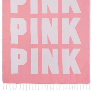 PINK VS beach blanket